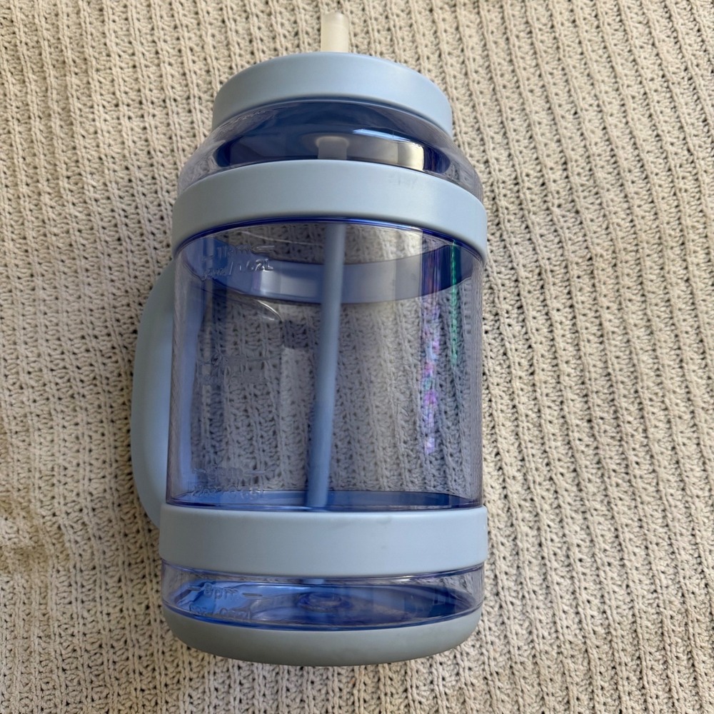 Reduce Cold-1 50oz Water Bottle Blue Large Capacity Jug with Handle and Straw